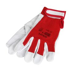 Darba cimdi OX-ON InSafe Velcro sarkani izm:9