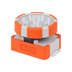Lukturis galvas 1.5W/100lm lād.1200mAh 3h oranžs /48