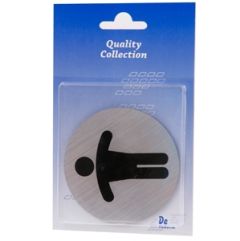 Apzīmējums durvīm Vīrietis metāla