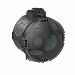 Montāžas kārba UG D60 H46 hermēt.melna OBO