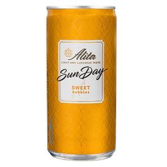 Dzirkst.vīns Alita SunDay Sweet 7.5% 0.2l CAN ar depoz.