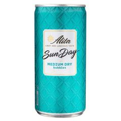 Dzirkst.vīns Alita SunDay Medium Dry 7.5% 0.2l CAN ar depoz.
