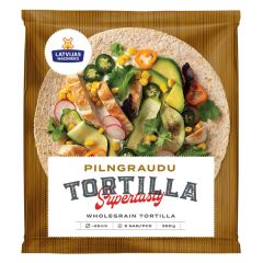 Tortilja Latvijas maiznieks Pilngraudu kviešu 360g