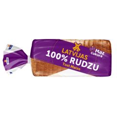 Tostermaize Latvijas 100% rudzu 390g