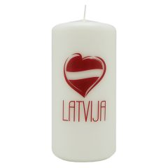 Svece stabs Latvija 5.8x12cm