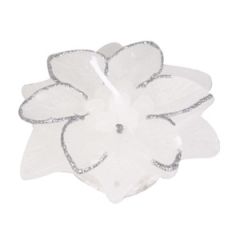 Svece Ziemassvētku zvaigznīte balta