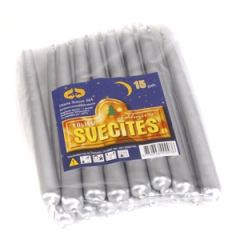 Eglīšu sveces lakot.15gab. sudraba