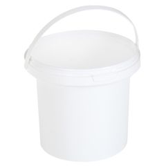 Spainis bez vāka 1l balts (polipropilēna)