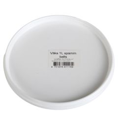 Vāks 1l spainim balts (polipropilēna)