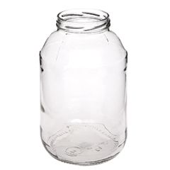 Burka 1.5l stikla ar vītni 82mm