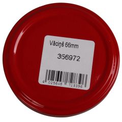 Vāciņš metāla sarkans 66mm