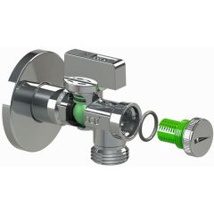 Ventīlis lodveida dekoratīvais Arco 1/2''-3/8'' 10mm ar filt