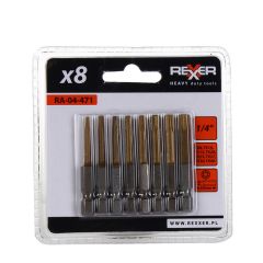 Uzgaļu kompl. 8gab. 50mm 1/4''