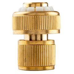 Konektors Brass 3/4'' ar stop funkciju