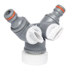 Konektors White Line ar ventīļiem 1''-3/4'' WL-2222