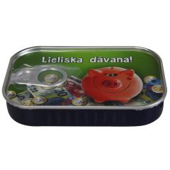 Dāvanu kārba Skārda ar vēlējumu dažādi