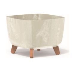 Puķu pods Gracia Kvadrāts Betona efekts krēmkrāsas