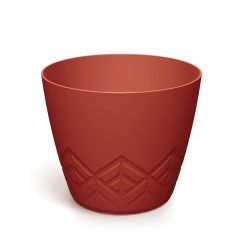 Puķu pods Areco 138x138x115mm sarkans