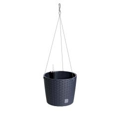 Puķu pods RATO 256x256x219mm antracīts iekarams