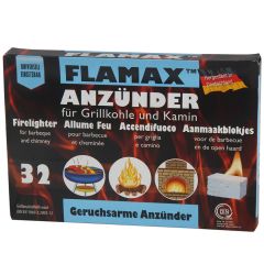 Aizdedzin. Kubiņi Flamax Parafīna 32gab.