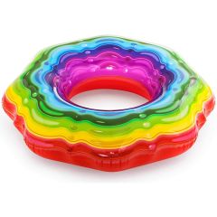 Peldamrīks d115cm Bestway Rainbow Ribbon