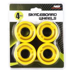 Riteņi NILS 60x45mm dzelteni 4gab.