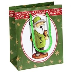 Dāvanu maisiņš Ziemassvētku 11x6x13,5cm