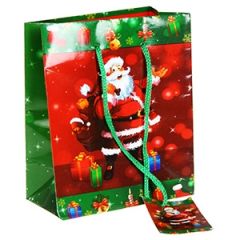 Dāvanu maisiņš Santa Claus 11x6x13,5cm