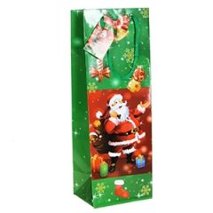 Dāvanu maisiņš Santa Claus 12x10x35cm