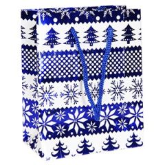 Dāvanu maisiņš Ziemassvētku 11x6x13,5cm