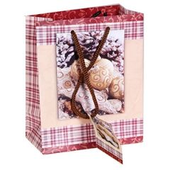 Dāvanu maisiņš Ziemassvētku 11x6x13.5cm
