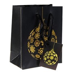 Dāvanu maisiņš Ziemassvētku 11x6x13,5cm