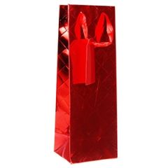 Dāvanu maisiņš 12x10x35cm sarkans