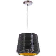 Gr.l.-ACRY 60W E27 melna/dzeltena