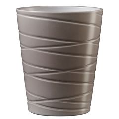 Puķu pods Singapur D13xh15cm silti pelēks