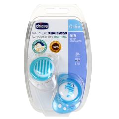 Māneklis Chicco 0-6m lateksa, zils 2gab.