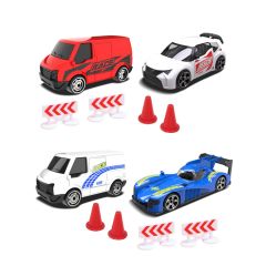 Rot. Auto TZ Die-Cast 7,5cm