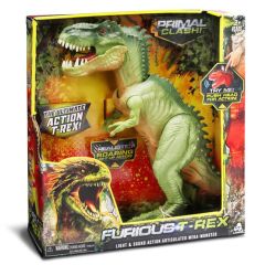 Rot. Figūra Dinozaurs Primal Clash Niknais T-Rekss, zaļš