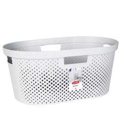 Veļas grozs Infinity 40l 59x39x27cm pelēks