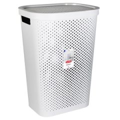 Veļas kaste Infinity 59l 44x35x60cm pelēka