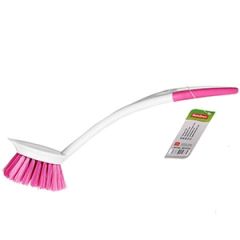 Trauku birstīte Trend zaļa/rozā