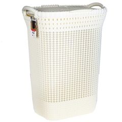 Veļas kaste Knit 57l balta