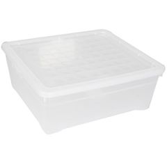 Kaste ar vāku Curver 10l, 13x30x34cm caursp.