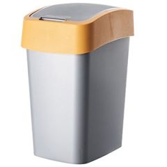 Atkritumu tvertne Curver Flip Bin 10L sudr./dzeltena