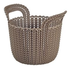 Grozs Knit XS apaļš 19x14cm brūns