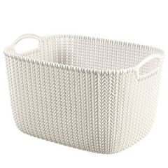 Grozs Knit L taisnstūr.19l balts