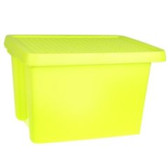 Kaste ar vāku Essentials 26l, 26x34x44cm zaļa