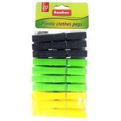 Veļas knaģi Sauber plastmasas 20gab.