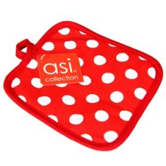 Karstumizturīgs paliktnis sarkans ar punkt.