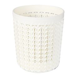 Groziņš Curver Knit S apaļš balts